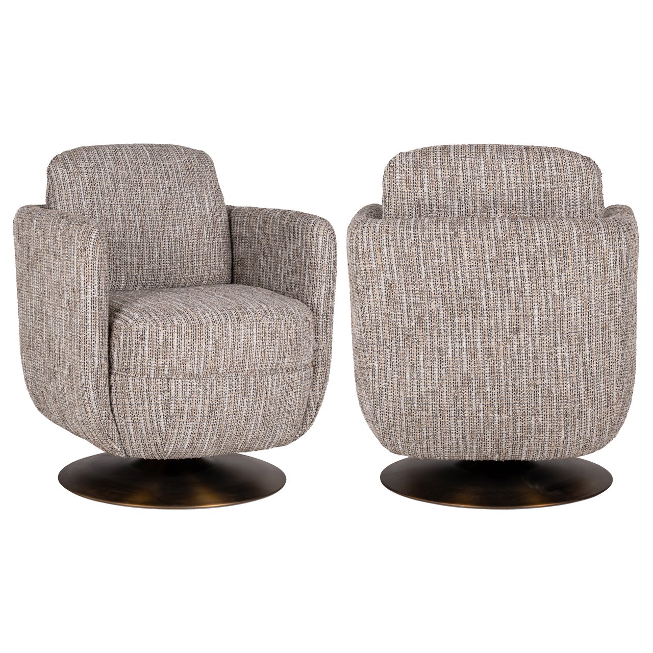 Lounge Stuhl Turner beige swivel