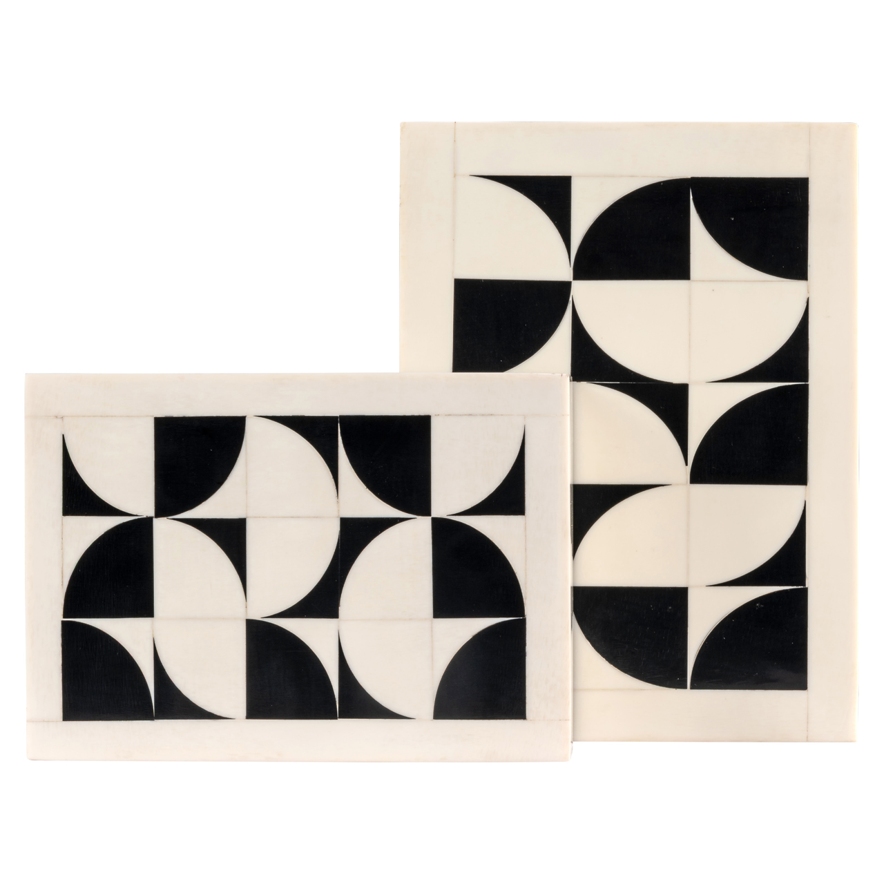 Aufbewahrungsbox Flake white (Set of 2)