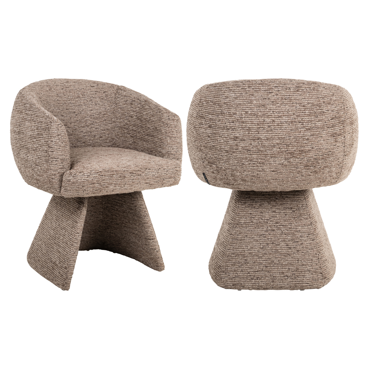 Esszimmerstuhl Quiriro mocca linear swivel