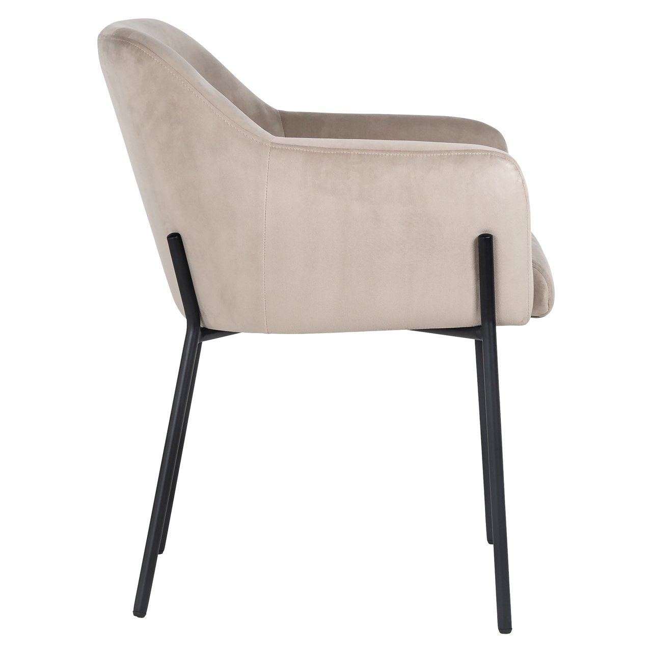 Esszimmerstuhl Fay khaki velvet fire retardant Esszimmerstuhl Fay khaki velvet fire retardant