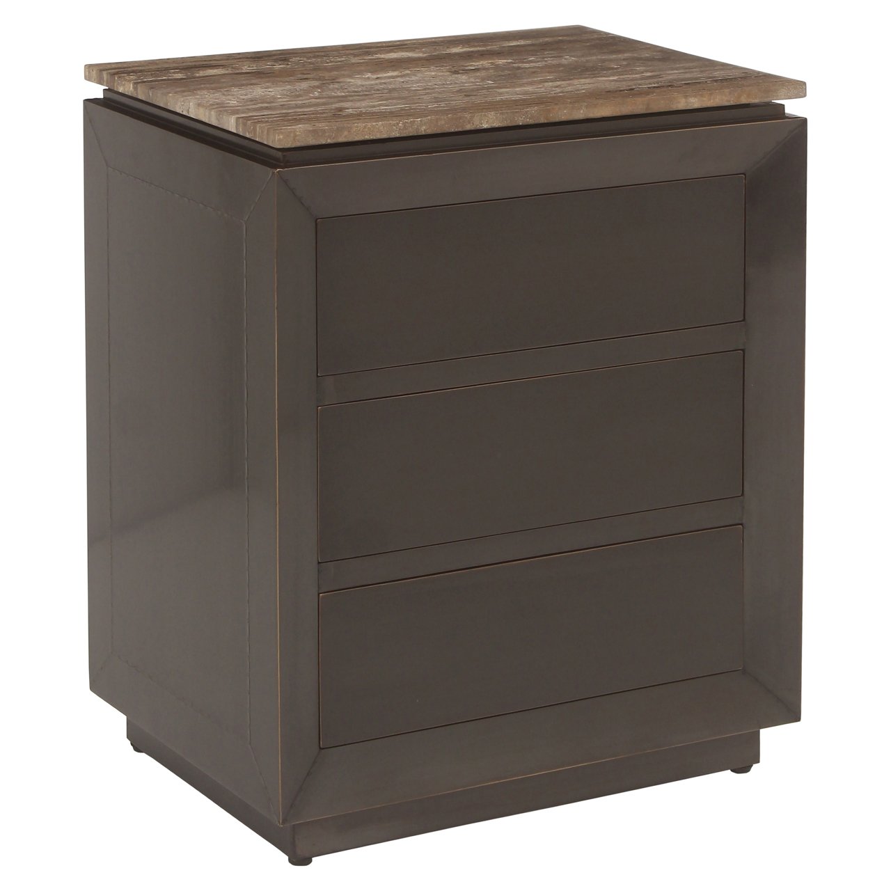 Nachttisch Russo ash brown 3-drawers