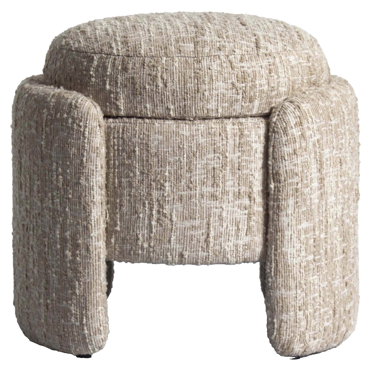 Hocker & Fußbank Cupid beige angora with storage