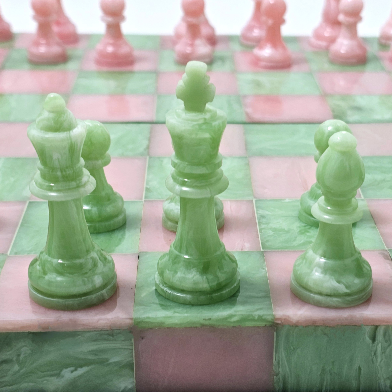 Dekoratives Spiel Azalea pink/green