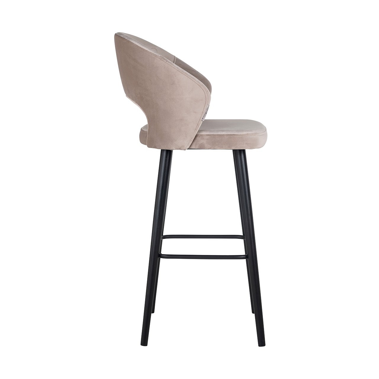 Barhocker Savoy khaki velvet (Quartz Khaki 903) Barhocker Savoy khaki velvet (Quartz Khaki 903)