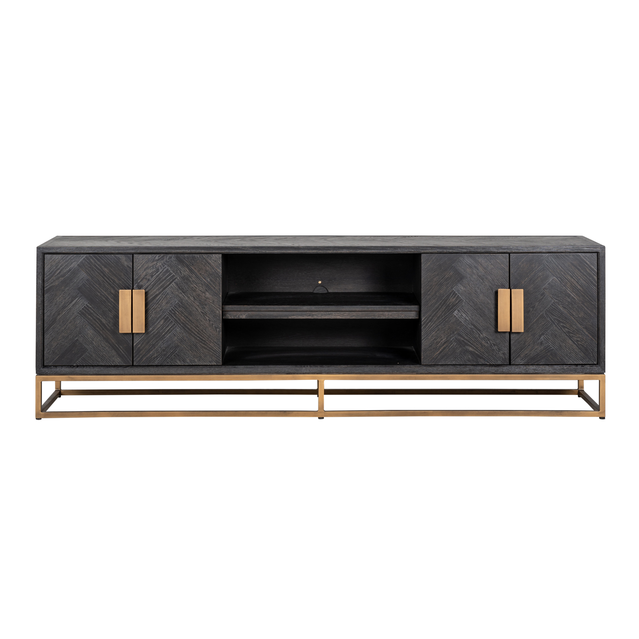 TV-Schrank Blackbone Brass black rustic 200