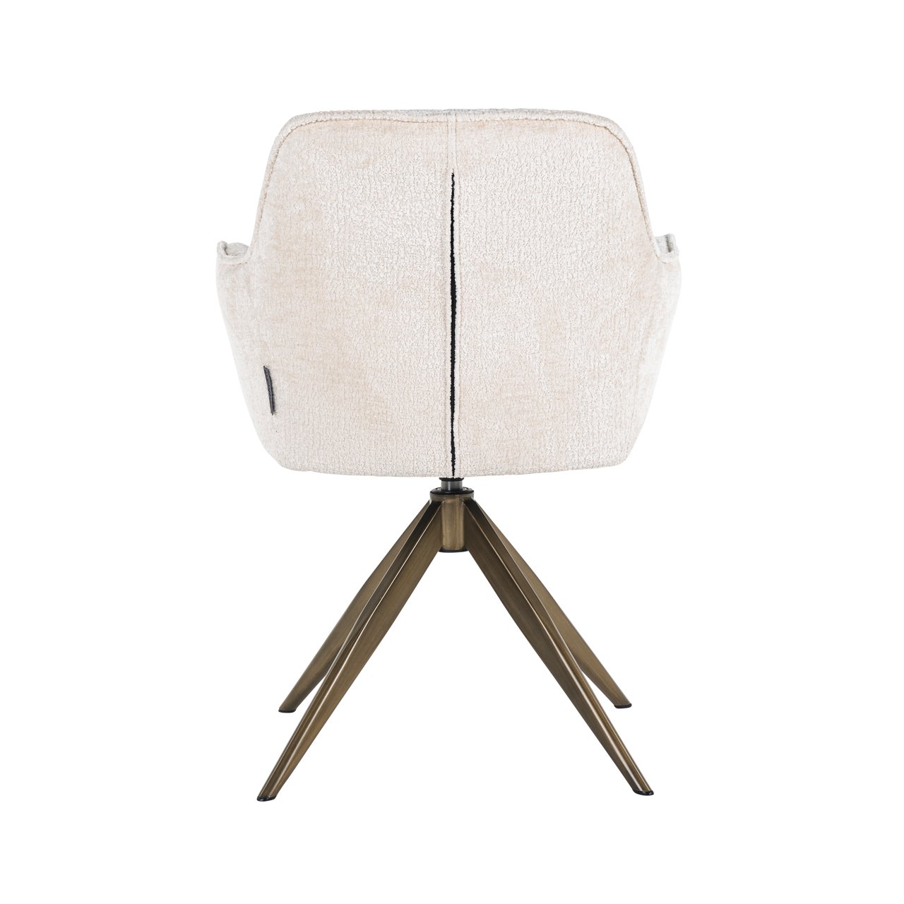 Esszimmerstuhl Aline FR white chenille swivel fire retardant