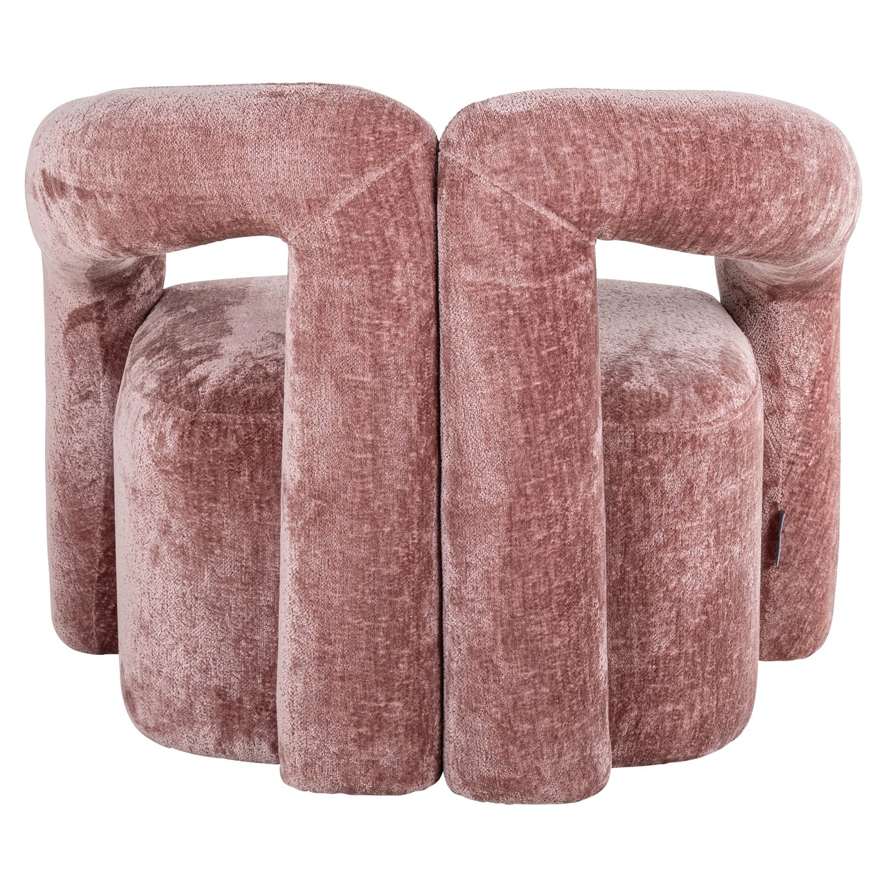 Lounge Stuhl Dana rose chenille