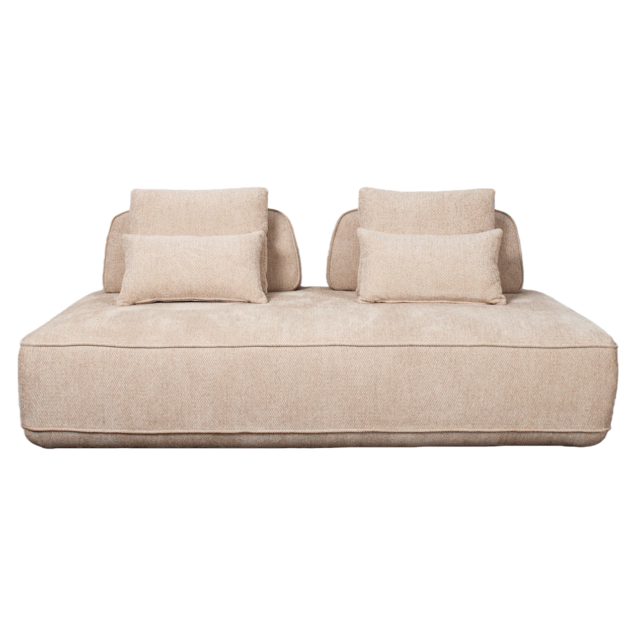 Sofa Tudor natural boldweave 2,5-seater movable backrest