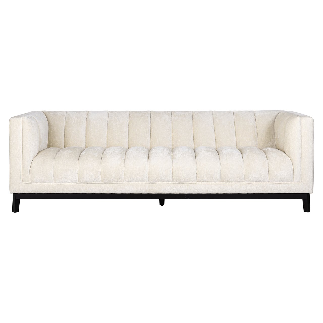 Couch Beaudy white chenille (FR-Bergen 900 white chenille)