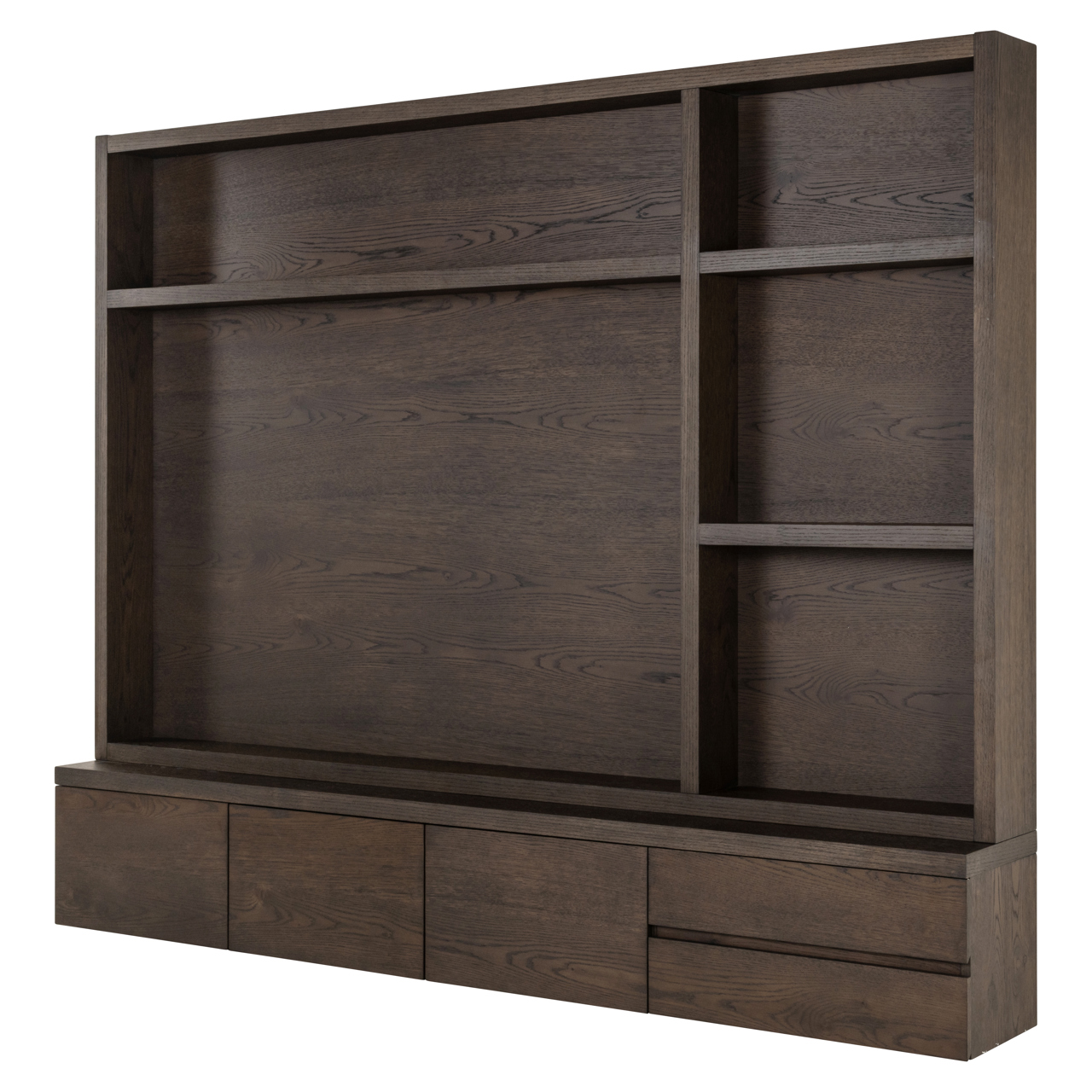 TV-Schrank Lachance brown  3-doors 2-drawers