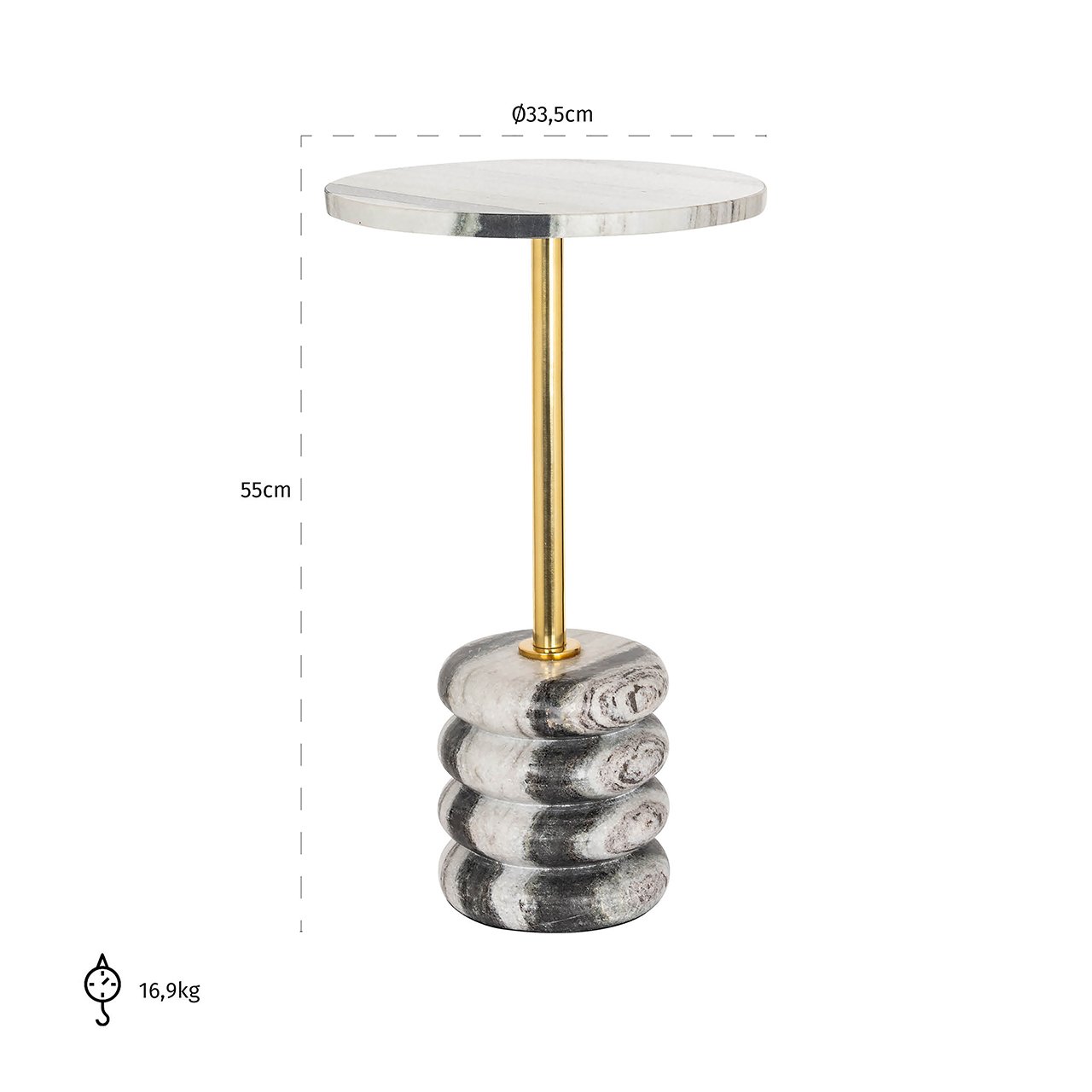 Beistelltisch Isolde