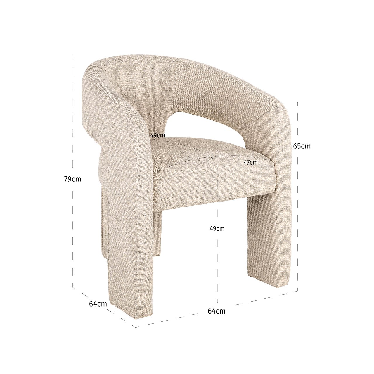 Stuhl Belle biscotti Brandschutz (Biscotti) Stuhl Belle biscotti Brandschutz (Biscotti)