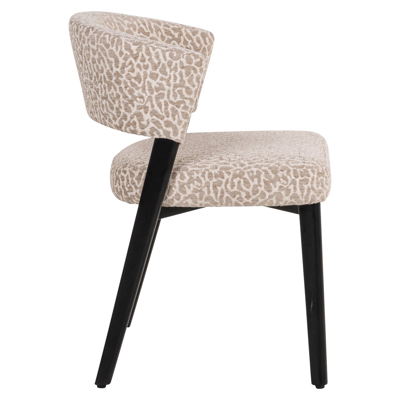 Esszimmerstuhl Zeno beige leopard