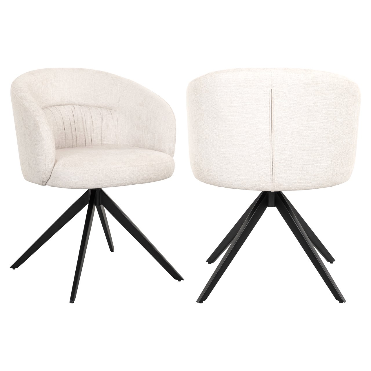 Esszimmerstuhl Olivia ecru miami swivel Esszimmerstuhl Olivia ecru miami swivel