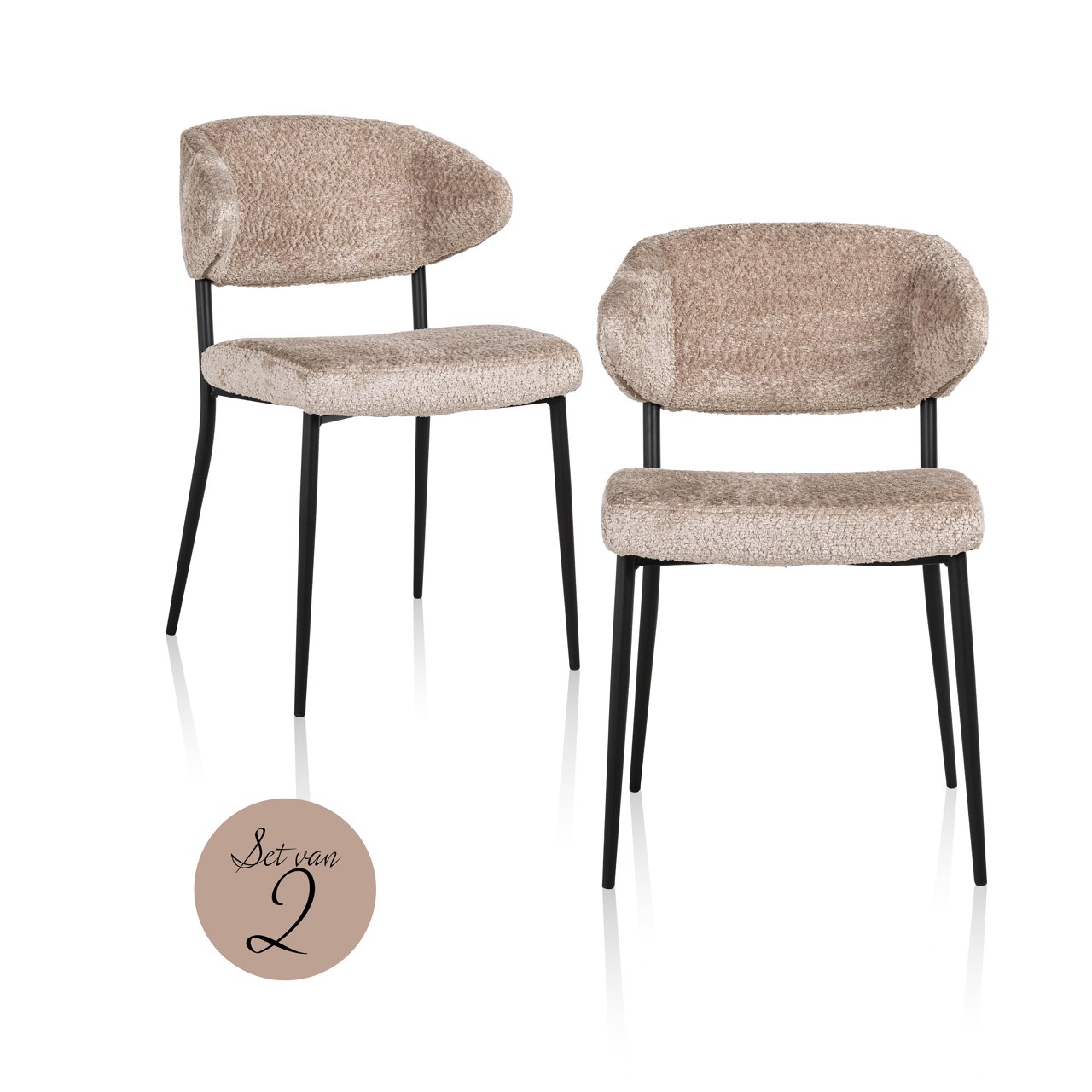 Esszimmerstuhl Bea sheep natural (Set of 2)