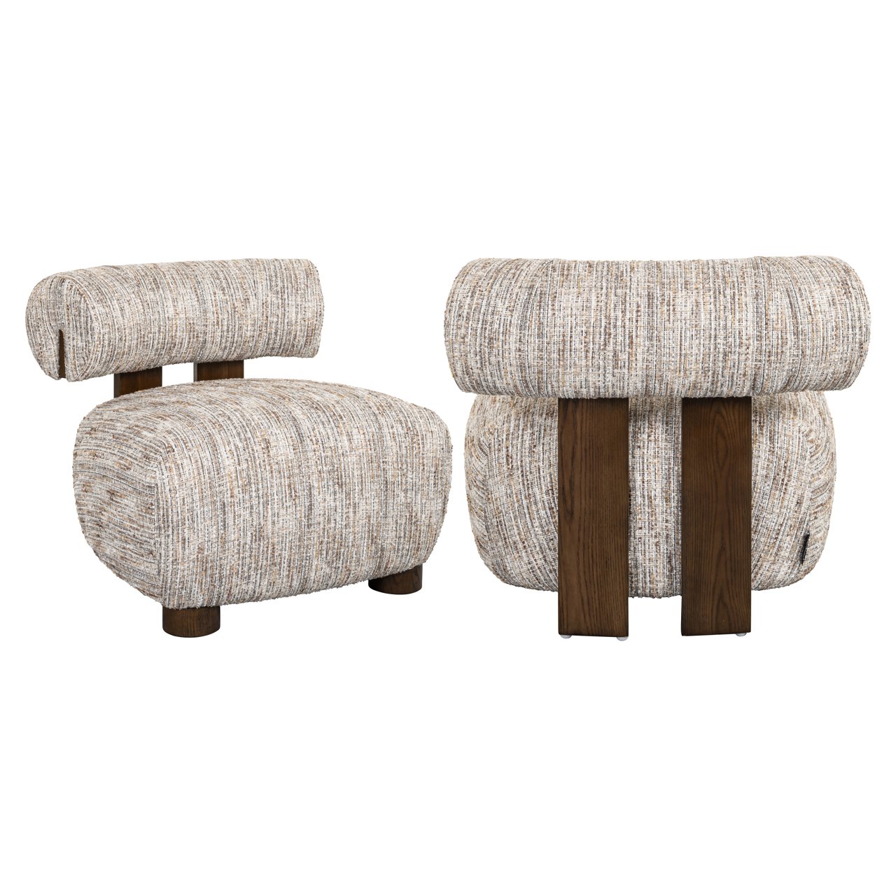 Lounge Stuhl Arabella greige coco Lounge Stuhl Arabella greige coco
