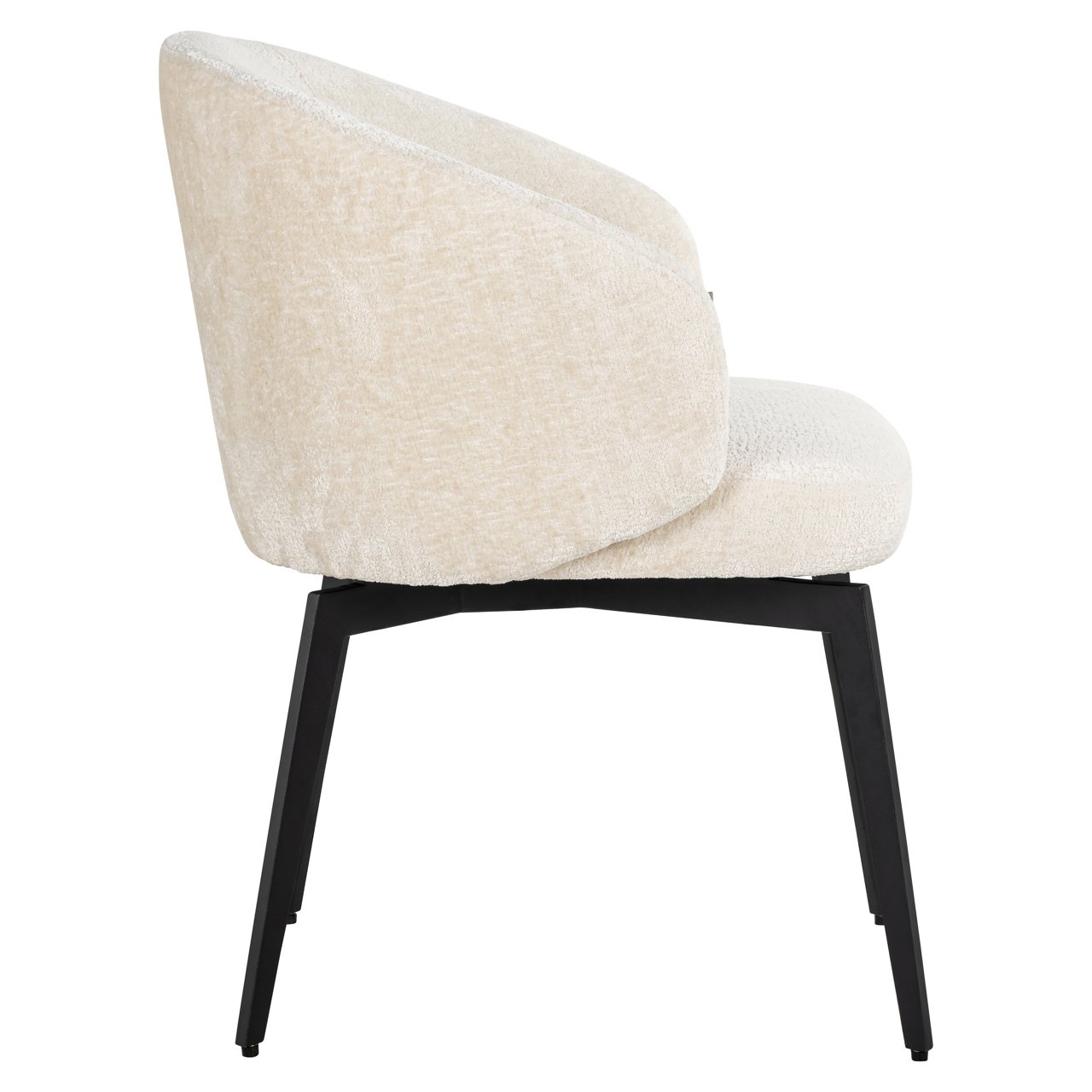 Esszimmerstuhl Amphara FR white chenille fire retardant Esszimmerstuhl Amphara FR white chenille fire retardant