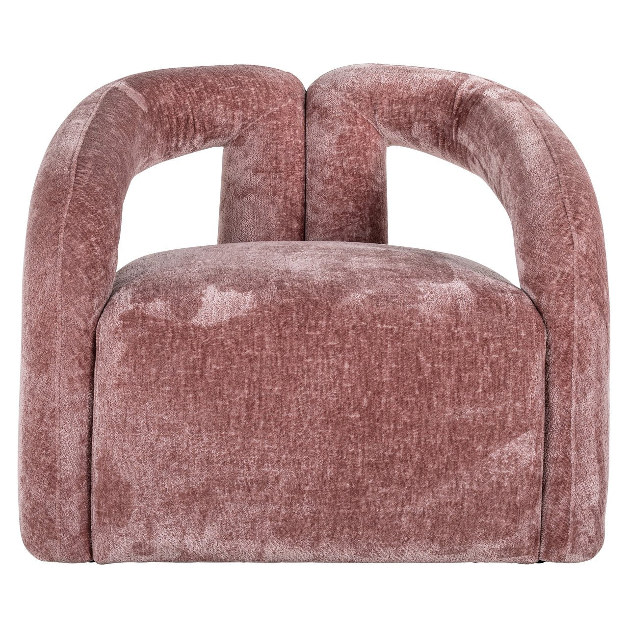 Lounge Stuhl Dana rose chenille