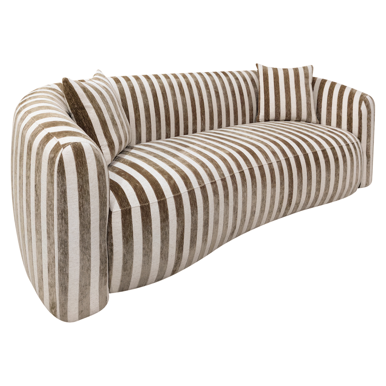 Sofa Luxandra stripes sand