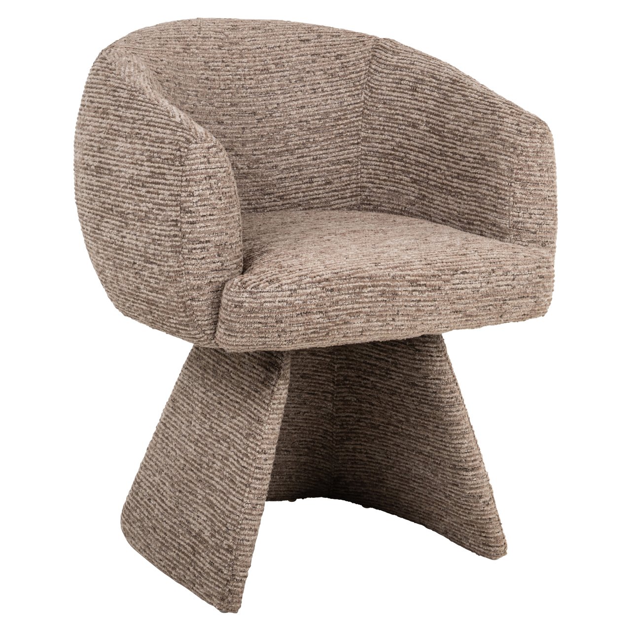 Esszimmerstuhl Quiriro mocca linear swivel