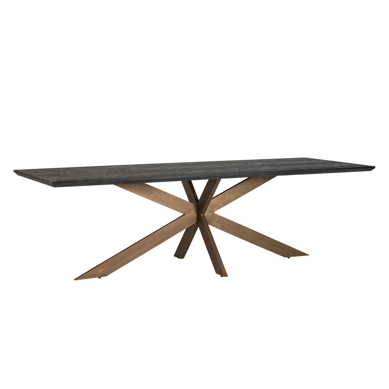Esstisch Blackbone Brass black rustic 260 Esstisch Blackbone Brass black rustic 260