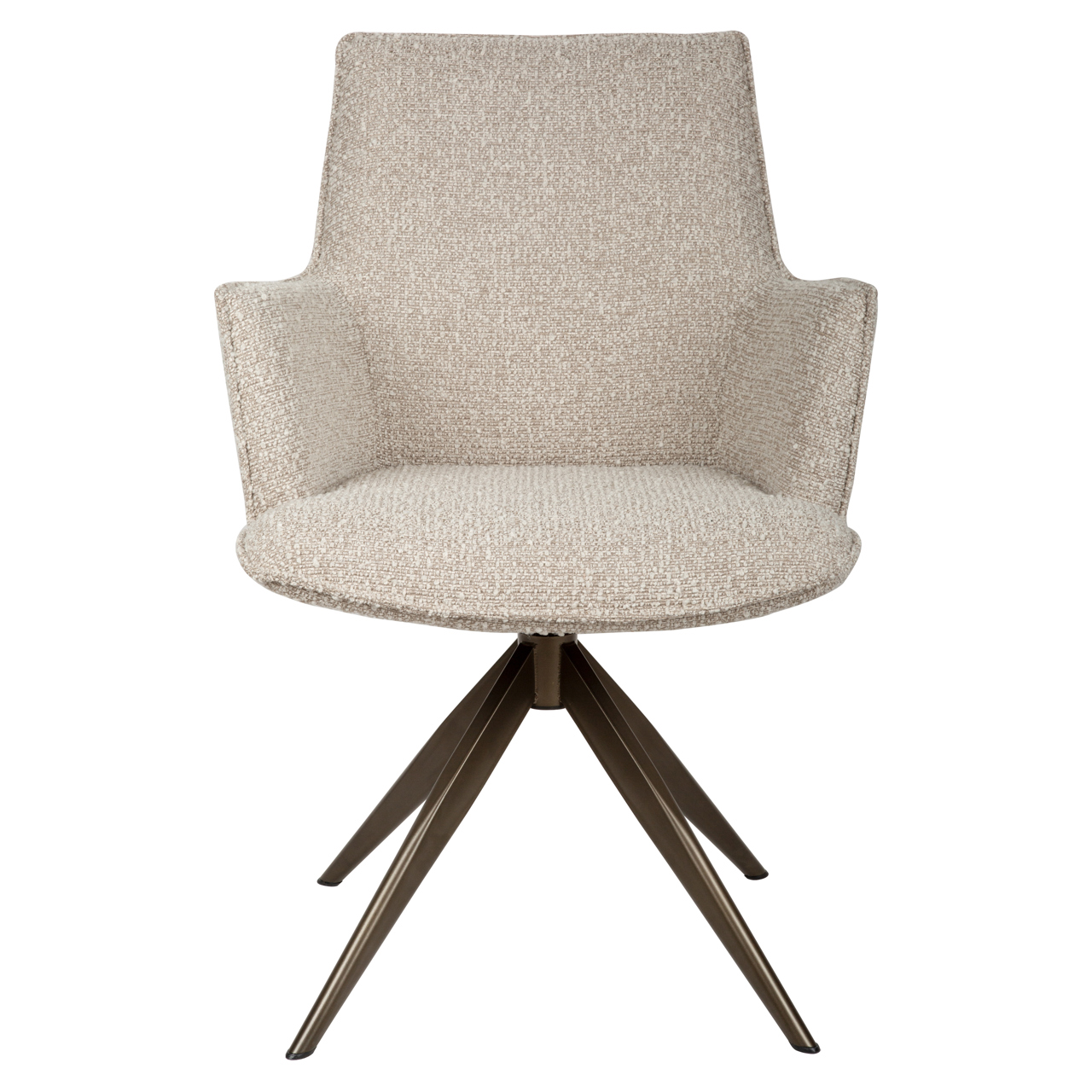 Esszimmerstuhl Dakota natural chunky swivel with arm