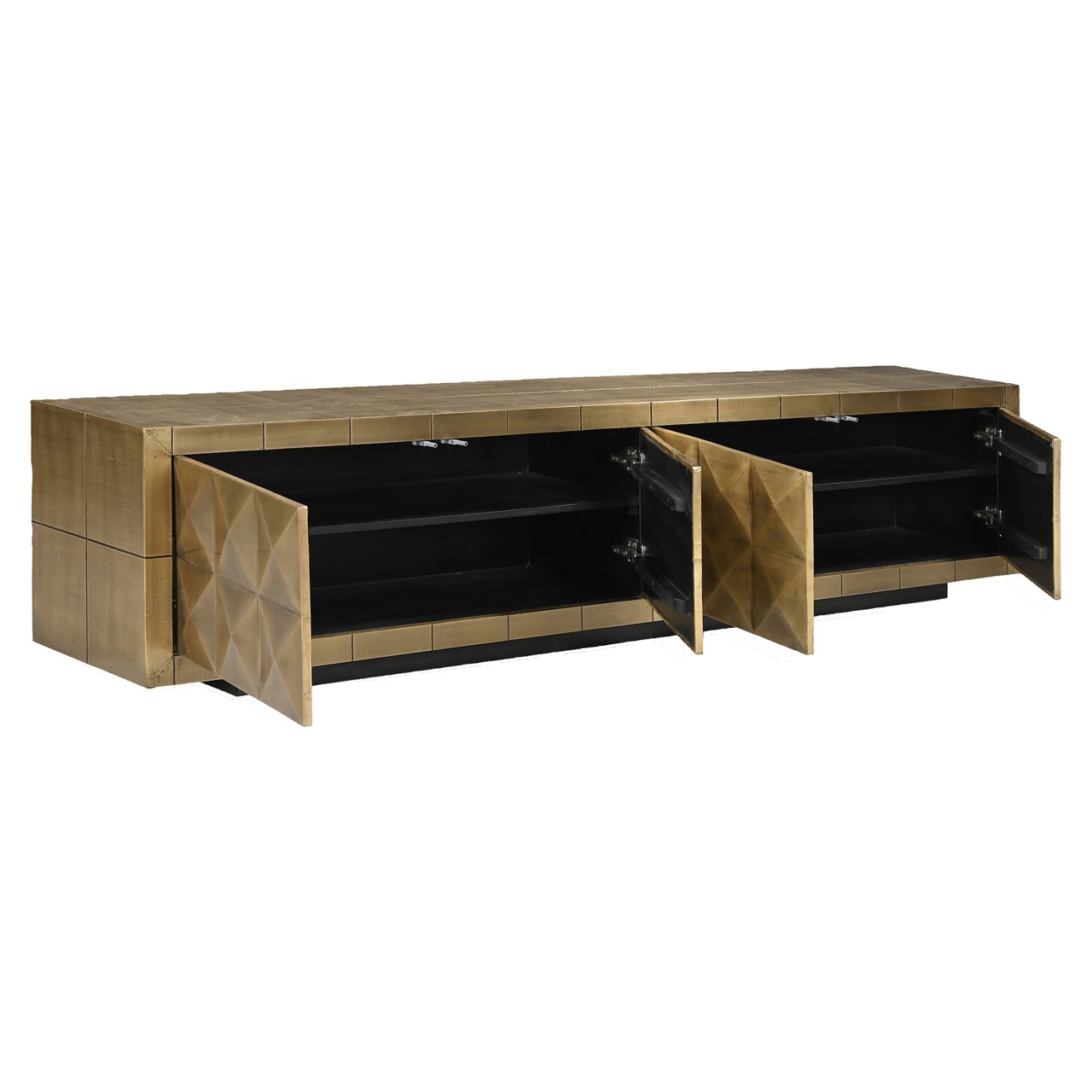TV-Schrank Collada brushed gold 
