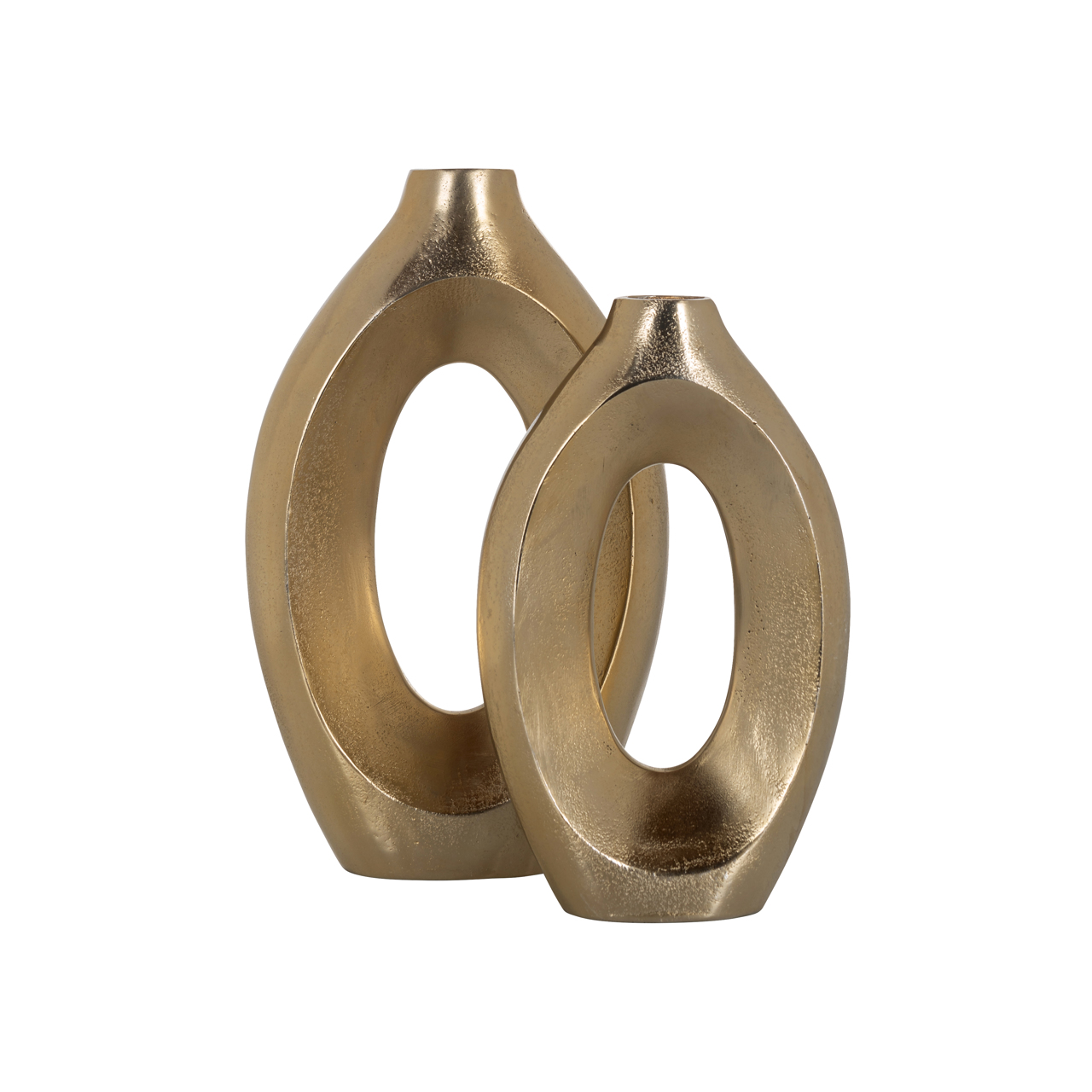 Vase Alma brushed gold small