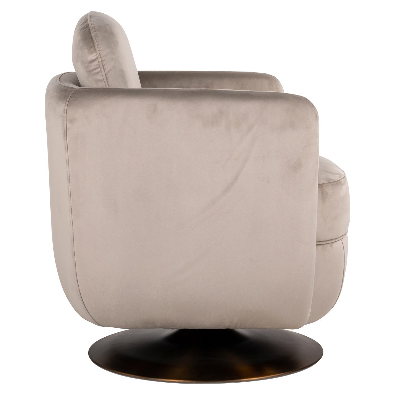 Lounge Stuhl Turner khaki velvet swivel fire retardant Lounge Stuhl Turner khaki velvet swivel fire retardant