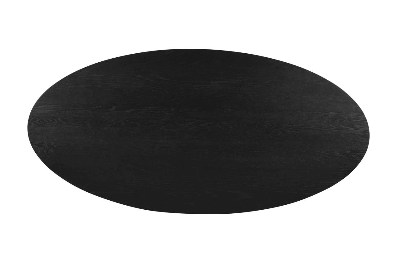 Esstisch Rayford black oval 230