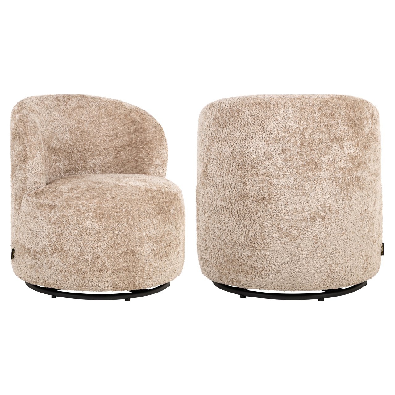 Lounge Stuhl Jackie sheep natural swivel kids