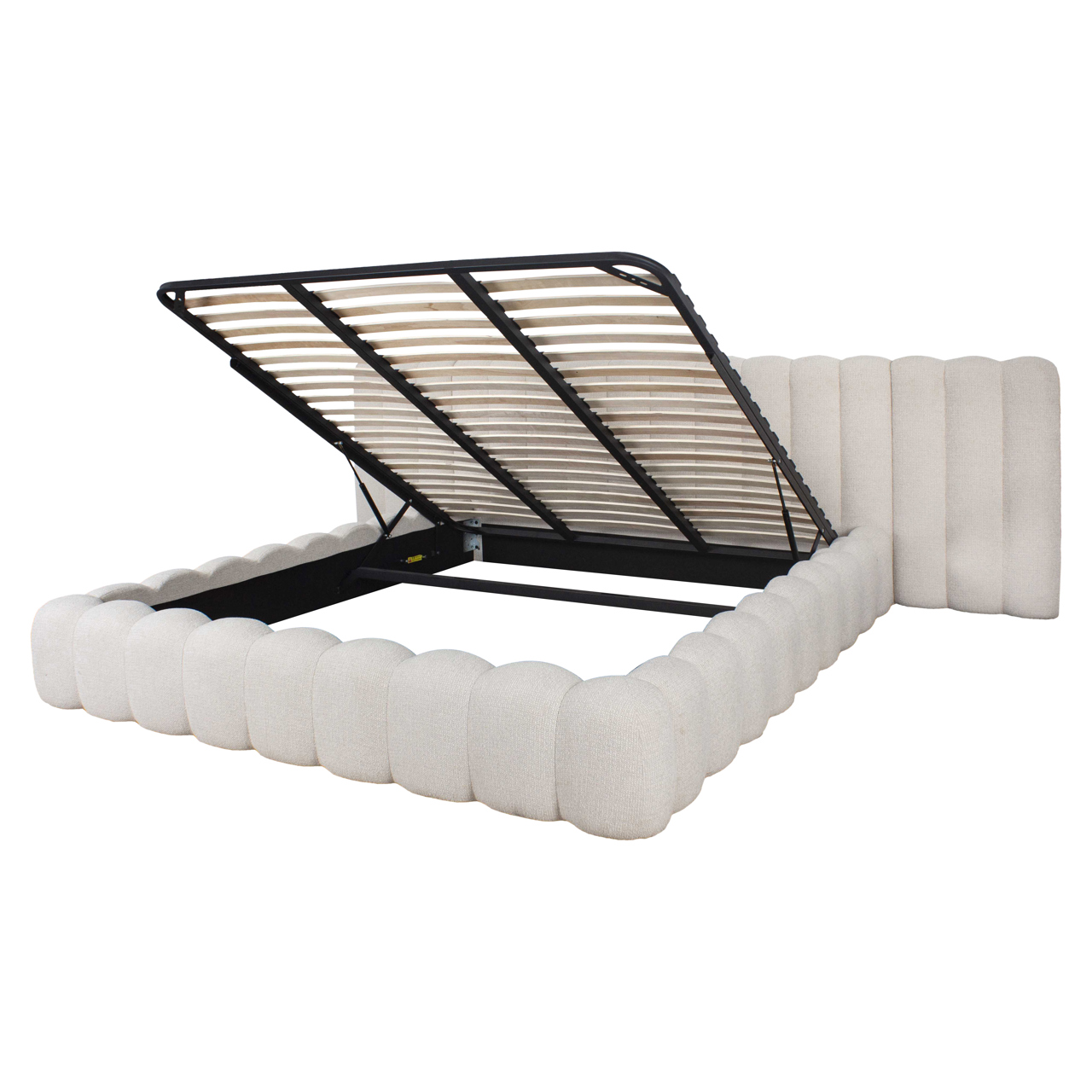 Bett Cupidon cream fancy 180x210 (mattress size (excl.)) with storage
