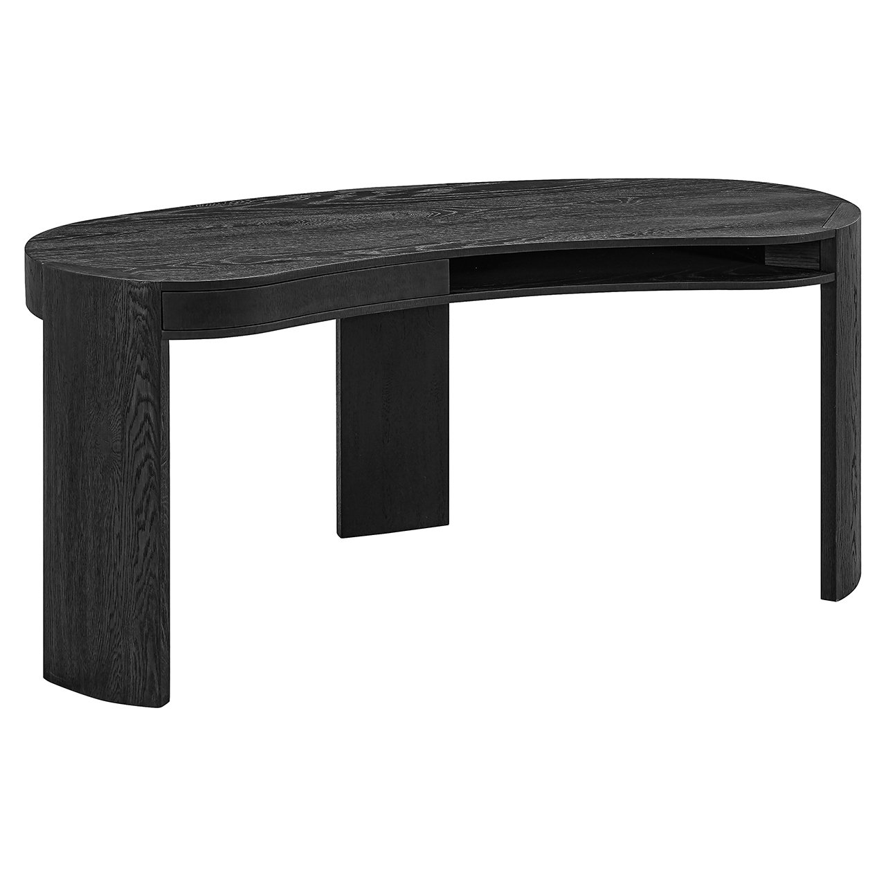Schreibtisch Navarino 1-Schublade (Dark coffee)