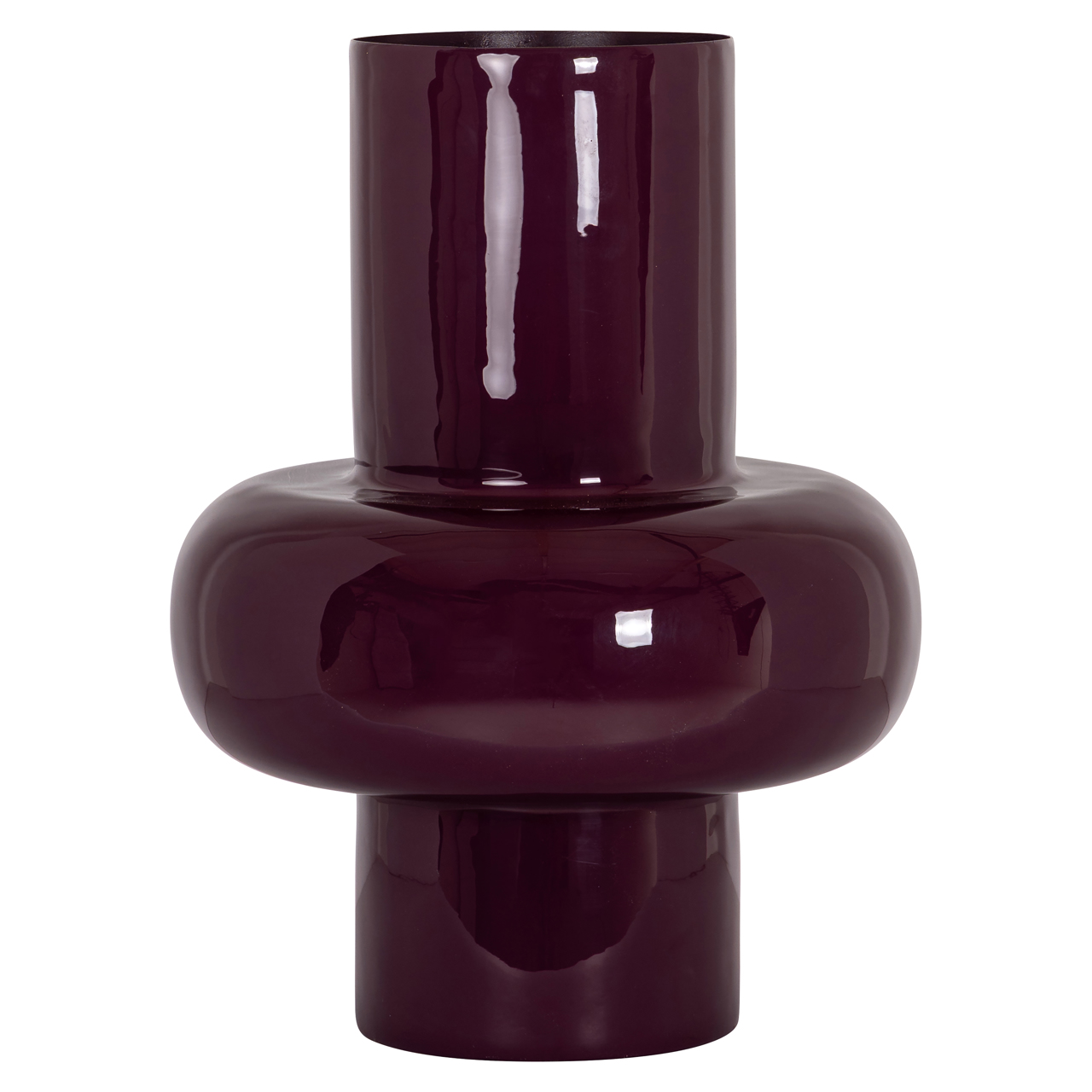 Vase Ashlyn burgundy small