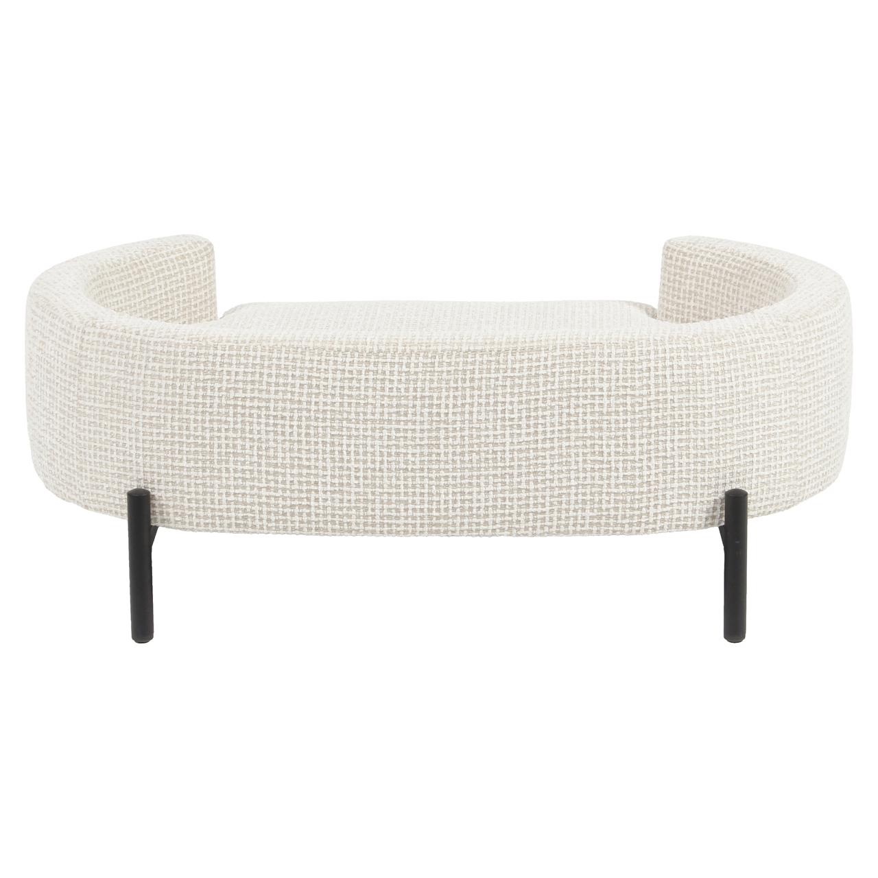 Hundebett Dolly beige blockweave