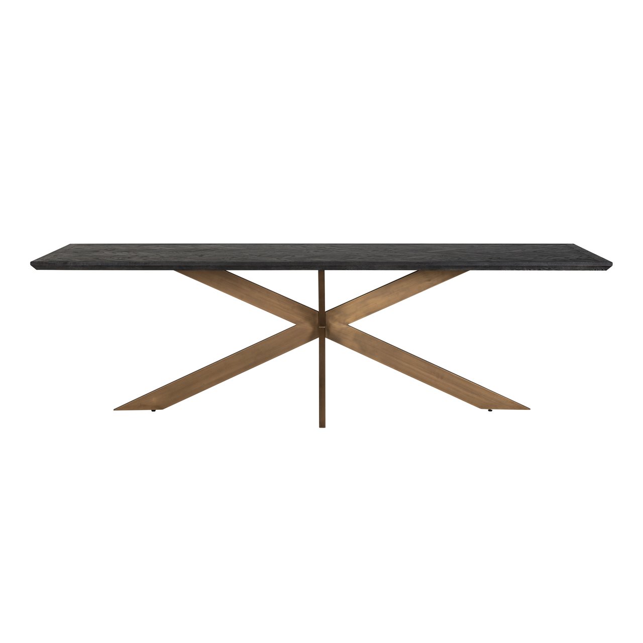 Esstisch Blackbone Brass black rustic 260 Esstisch Blackbone Brass black rustic 260