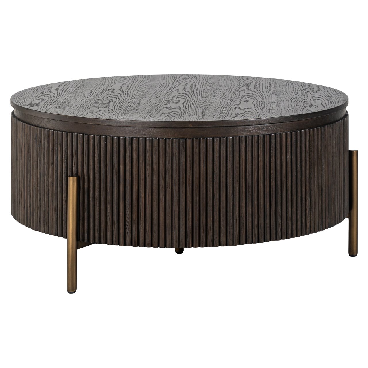 Couchtisch Luxor brown 95Ø Couchtisch Luxor brown 95Ø