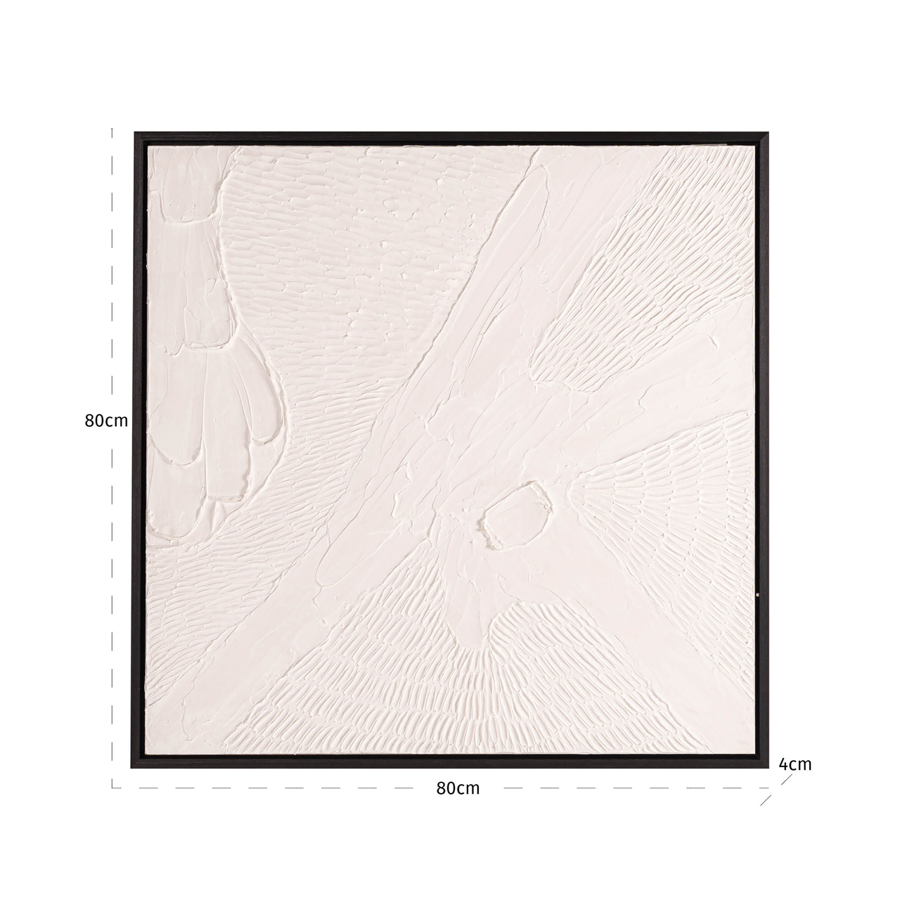 Wandkunst Janey black/white