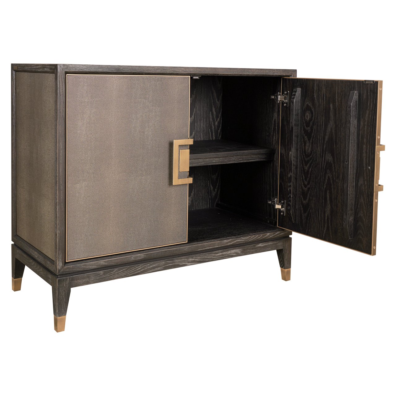 Sideboard Bloomville brass shagreen 