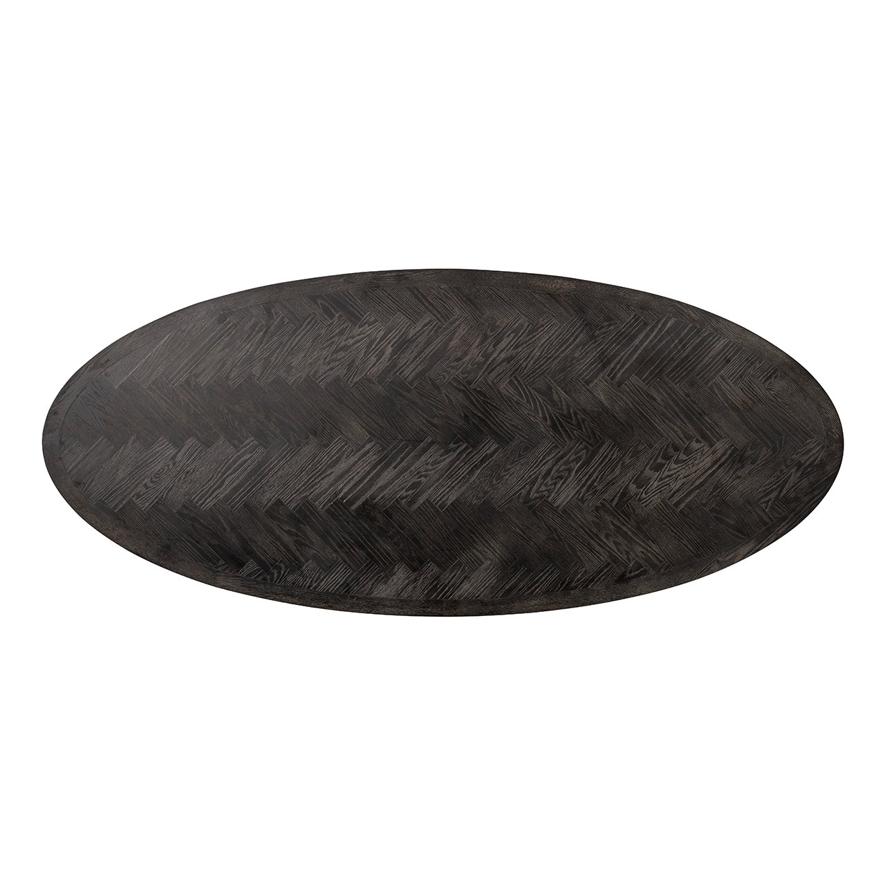 Esstisch Blackbone brass Oval 230 (Black rustic)