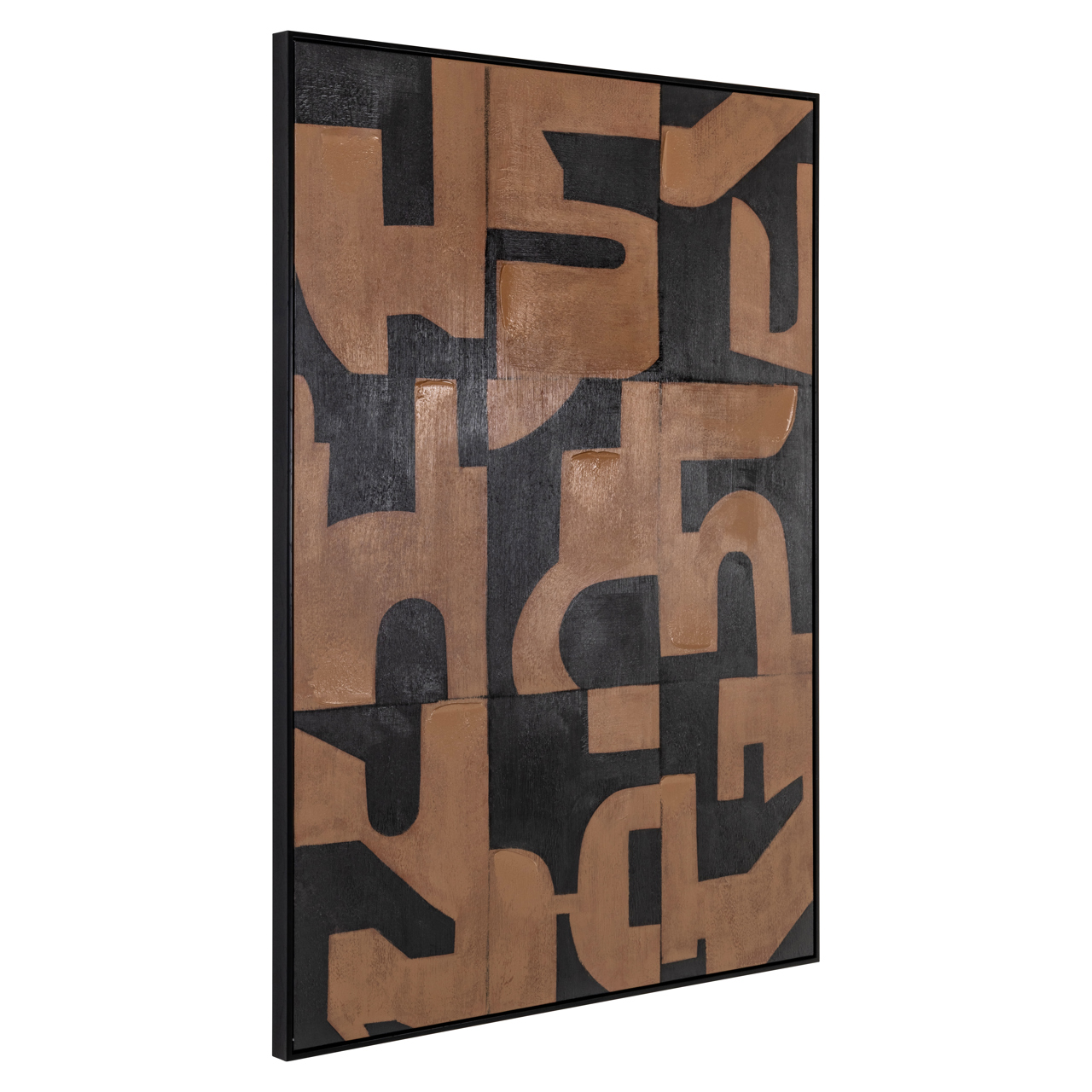Wandkunst Cascade brown