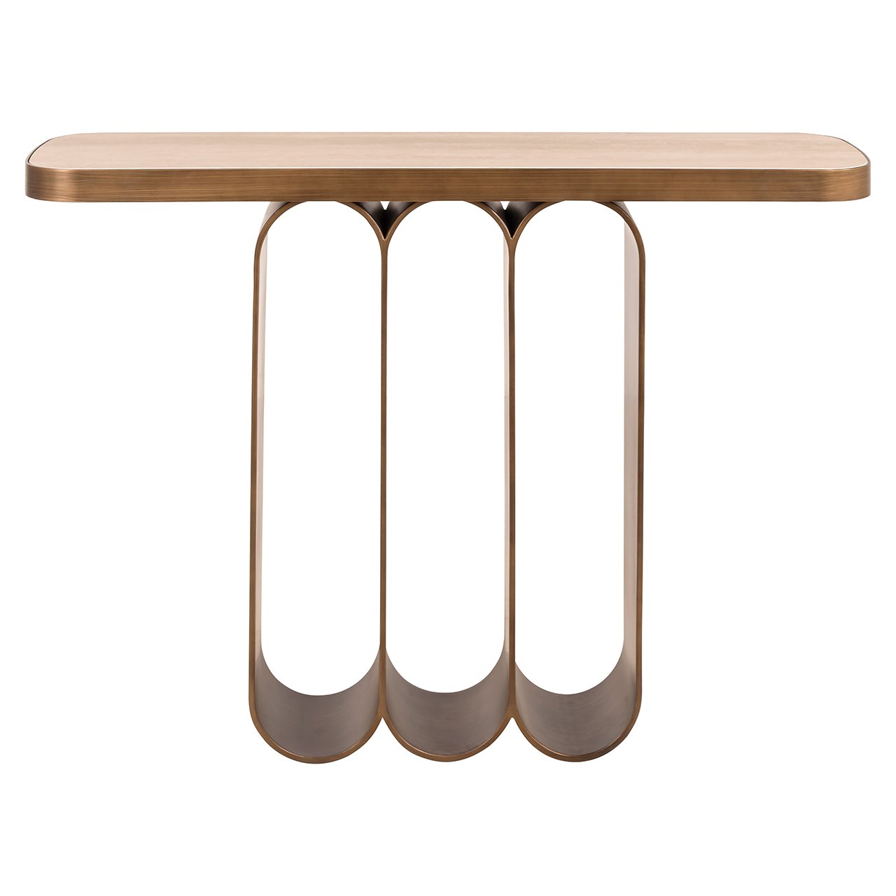 Konsole Locarno brushed gold Konsole Locarno brushed gold