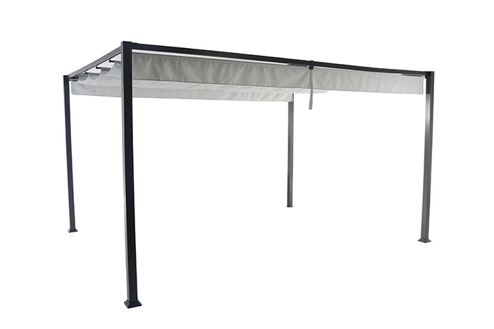 MWH Pergola Pavillon aus Aluminium mit Polyesterdach