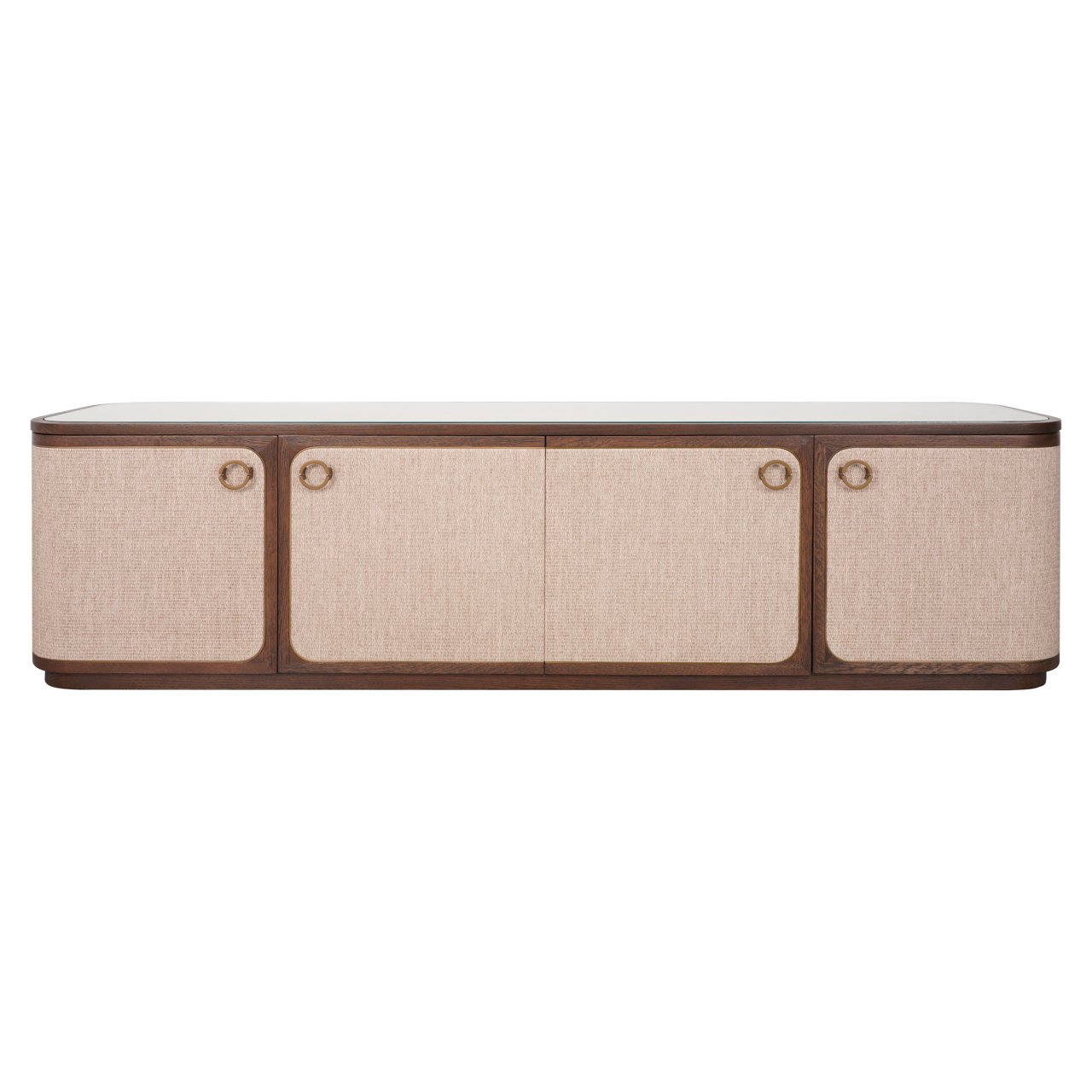 TV-Schrank Willox brown 4-doors