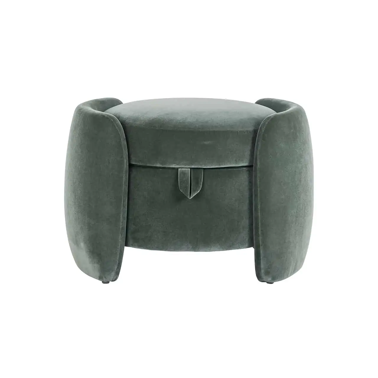 Richmond Fußhocker Fenna jade Samt (Genova 504 Jade)