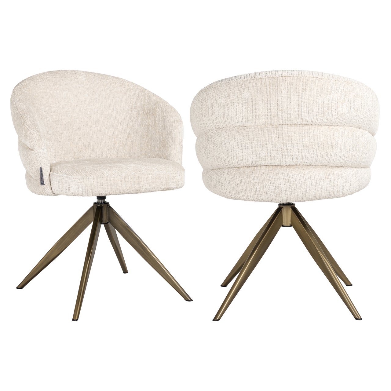 Esszimmerstuhl Zendaya niagara beige swivel Esszimmerstuhl Zendaya niagara beige swivel