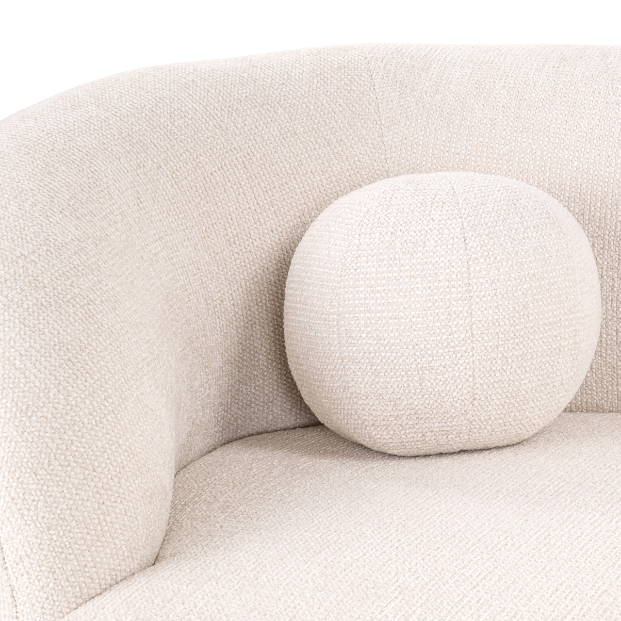 Sofa Emma cream fancy chaise longue