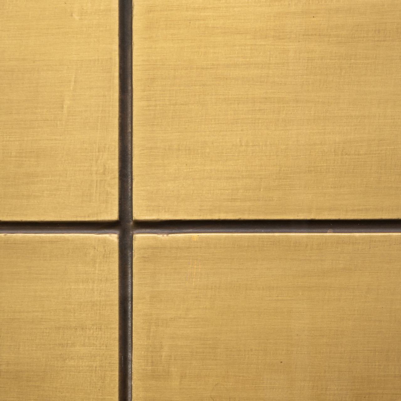Couchtisch Collada brushed gold incl. glass top