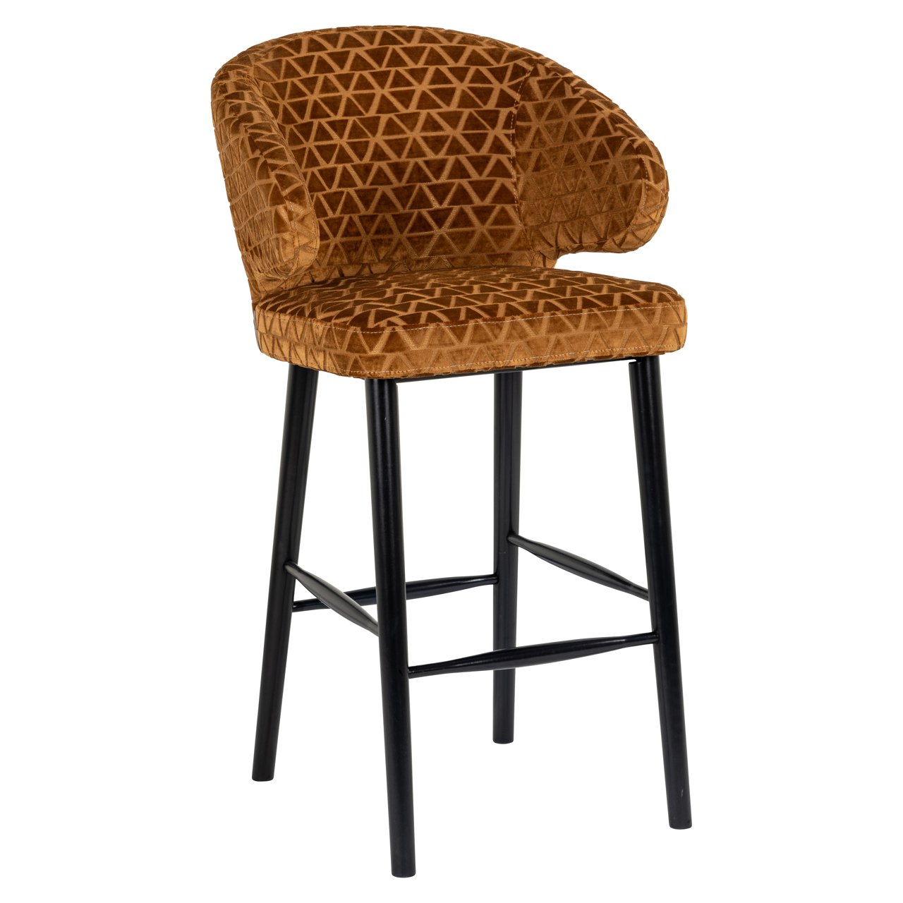 Barhocker Indigo old gold triangle