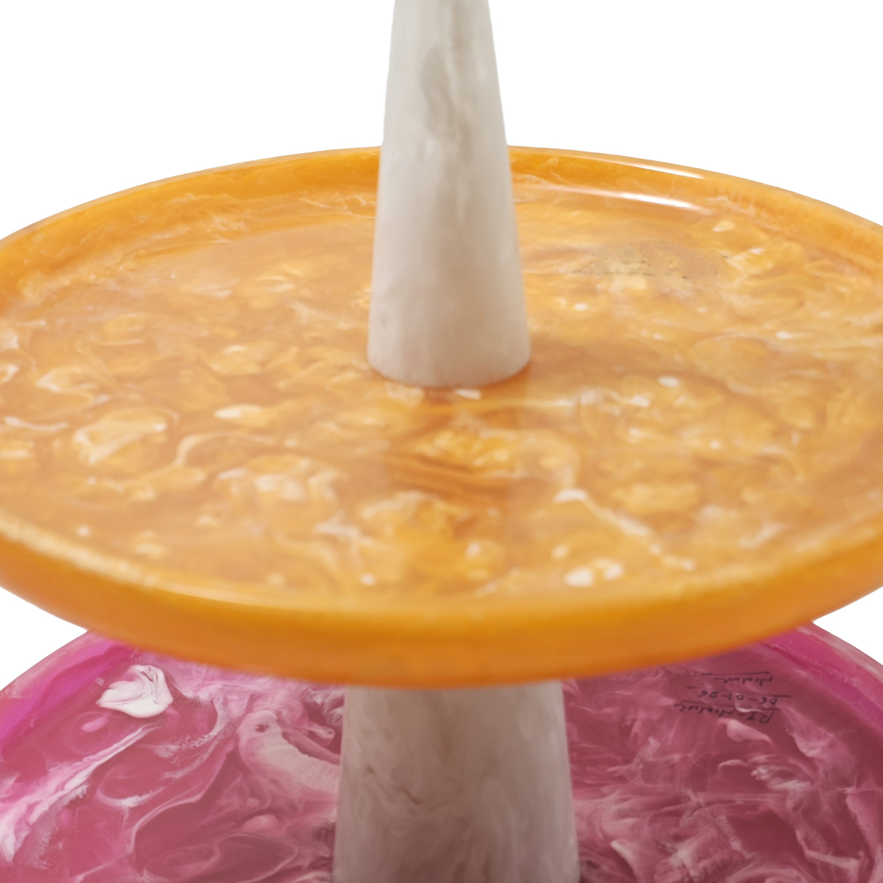 Kuchenplatte Posy pink/orange